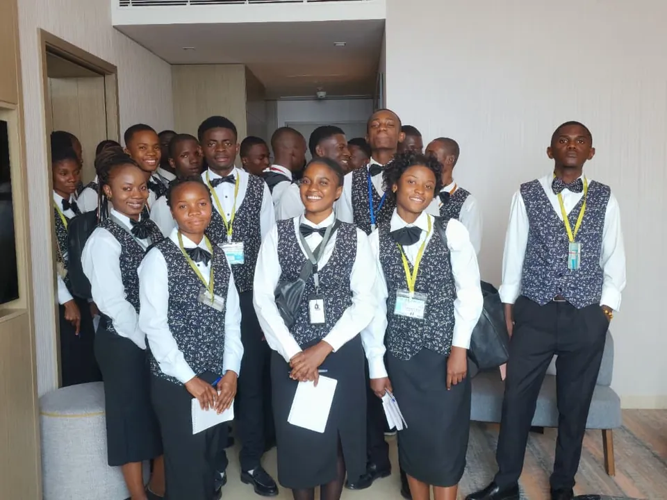 La promotion découvre une chambre, Hilton Kinshasa