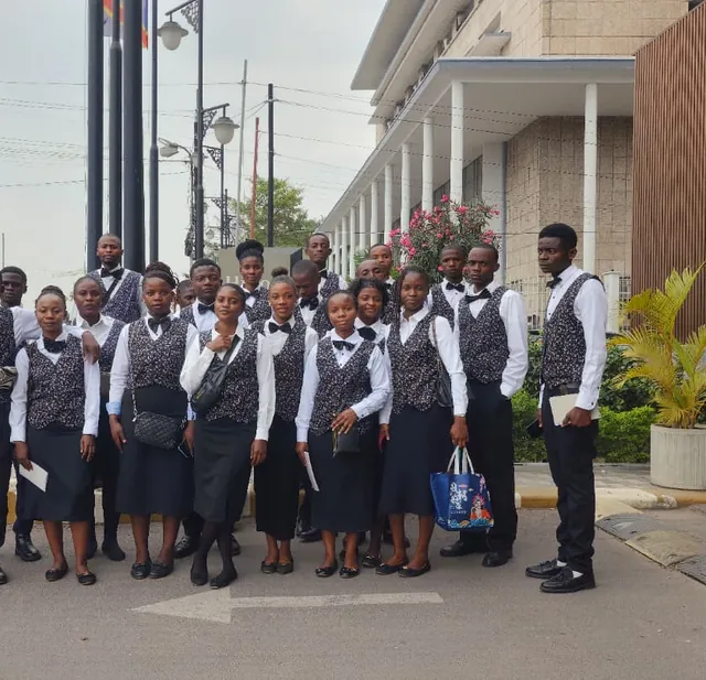 La promotion en visite au Hilton Kinshasa