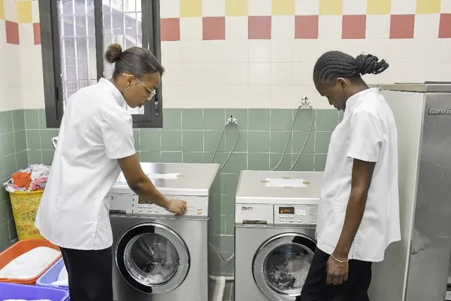 Lavage du linge en machine