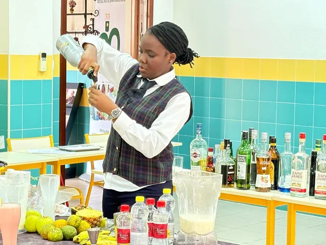 Atelier bar : préparation d’un cocktail