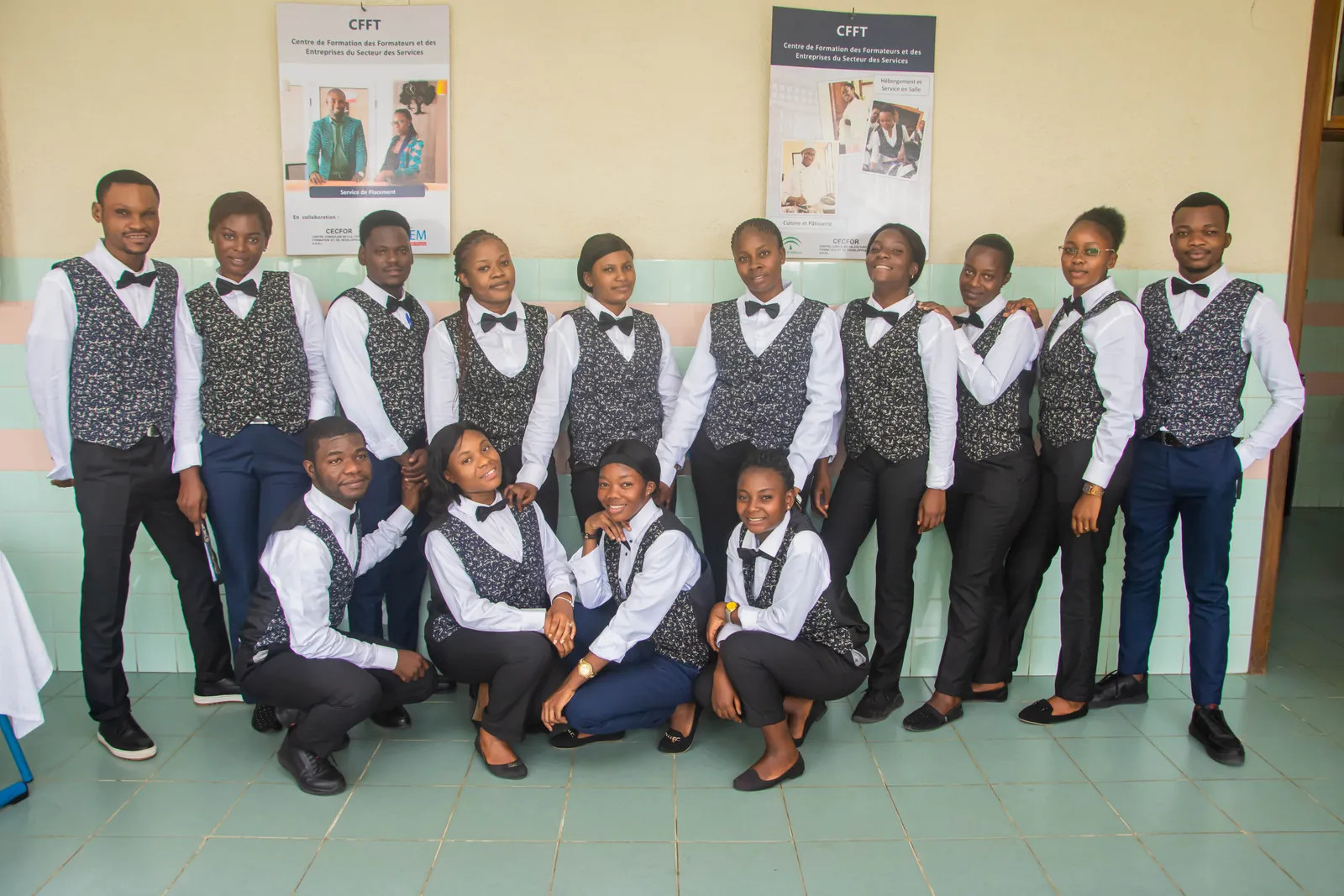 La promotion service au complet